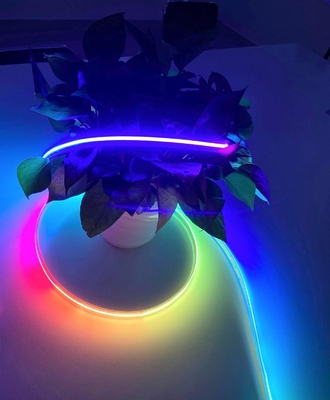 IP65 flexibel Rgb Geleid de Strooksilicium Sleeved 27w/m van het MAÏSKOLFpixel