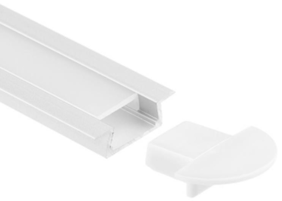 6063 het LEIDENE Lichte In een nis gezette Aluminiumprofiel zet 21,7 X 5.7mm op