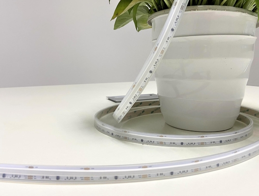 IP65 flexibel Rgb Geleid de Strooksilicium Sleeved 27w/m van het MAÏSKOLFpixel