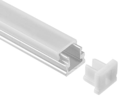 Gelijk zet Aluminium Geleid Uitdrijvingskanaal 8x7.8mm met dubbel-Geanodiseerd op