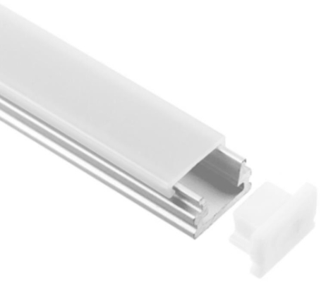 Gelijk zet LEIDEN Licht dubbel-Geanodiseerd Aluminiumprofiel op 12x7.8mm