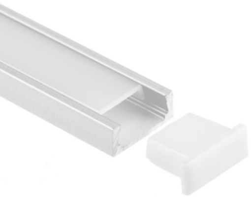 Milewood LEIDEN Licht Aluminiumprofiel 6063 15,9 x 6mm RoHS