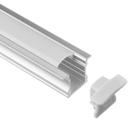 In een nis gezet zet LEIDEN Licht Aluminiumprofiel 25 X 14.5mm RoHS op