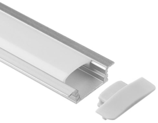 Van het LEIDENE Luchtvaart 6063 Aluminium 17,3 X 7mm OEM Band Lichte Kanaal