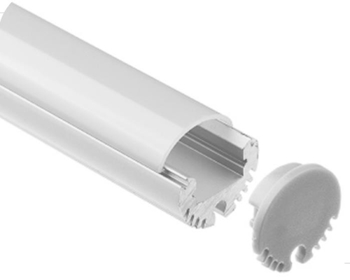 Het opgeschorte Geleide Aluminium van de Strook Lichte die Uitdrijving met Polycarbonaatdekking wordt geanodiseerd