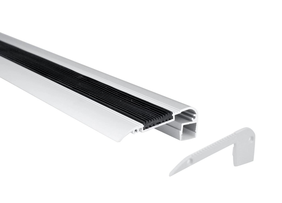Geanodiseerd van het LEIDENE Licht Kanaal 6063 68x24.6mm Aluminiumprofiel voor Staprand
